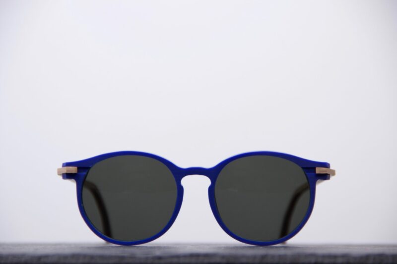 Designer glasses Plasticdelux Second blue-1