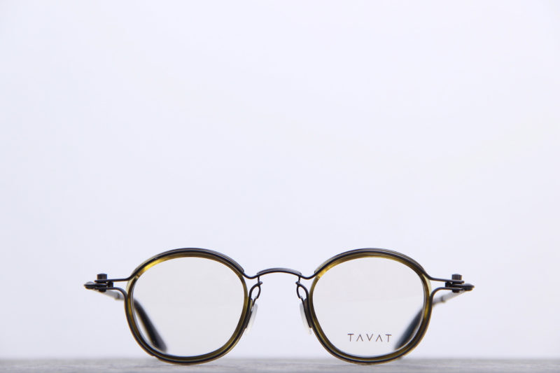 lunettes de vue pour homme en écaille verte TAVAT