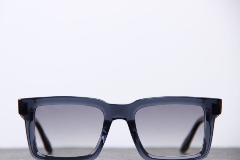 ROBERT LA ROCHE I Lunettes de Soleil Bleues en Acétate
