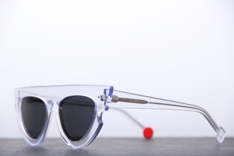 Lunette de vue Sabine Be Be girly cloud translucide effet papillonante