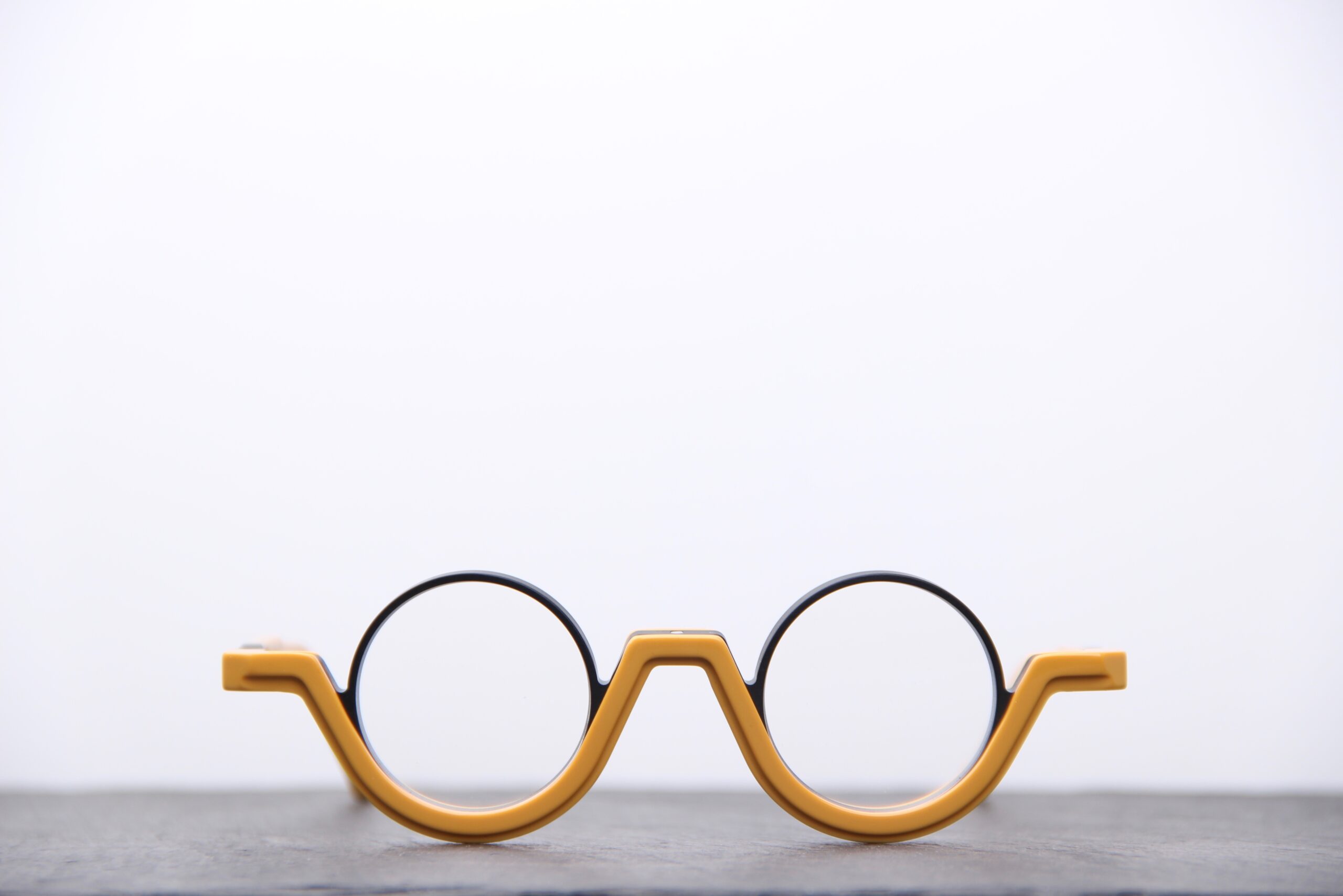 VAVA I Lunette de vue ronde jaune et noire – Image 4
