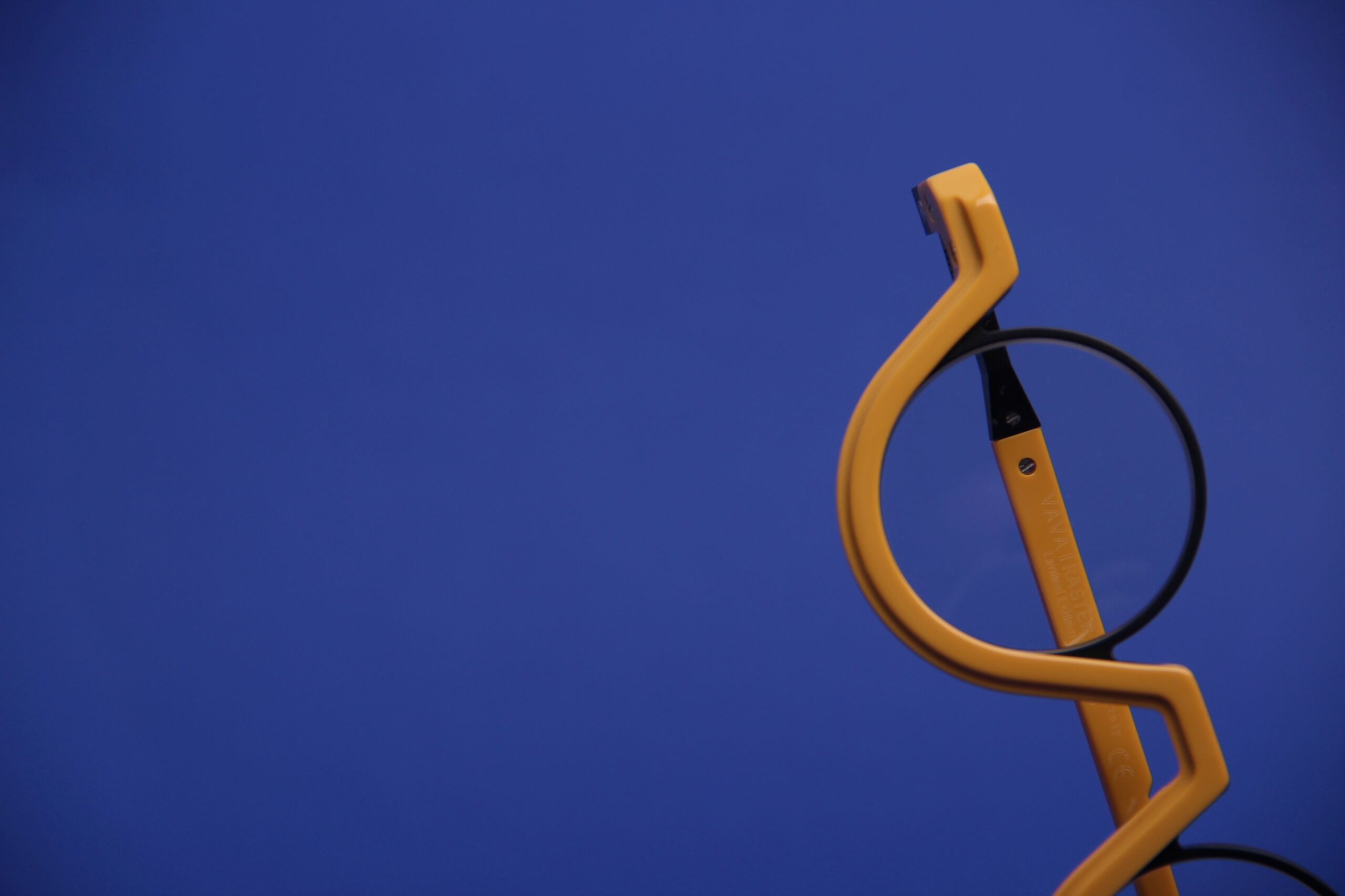 VAVA I Lunette de vue ronde jaune et noire – Image 2