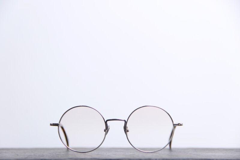 Lunettes Rondes Coblens Tunnel, Titane argent, Lunettes de vue.