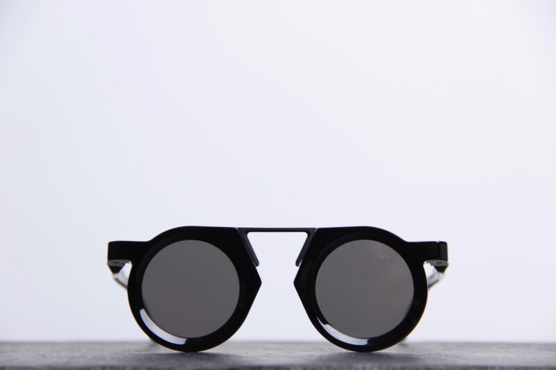 Lunettes de soleil rondes aviateur VAVA, noires, Optique27