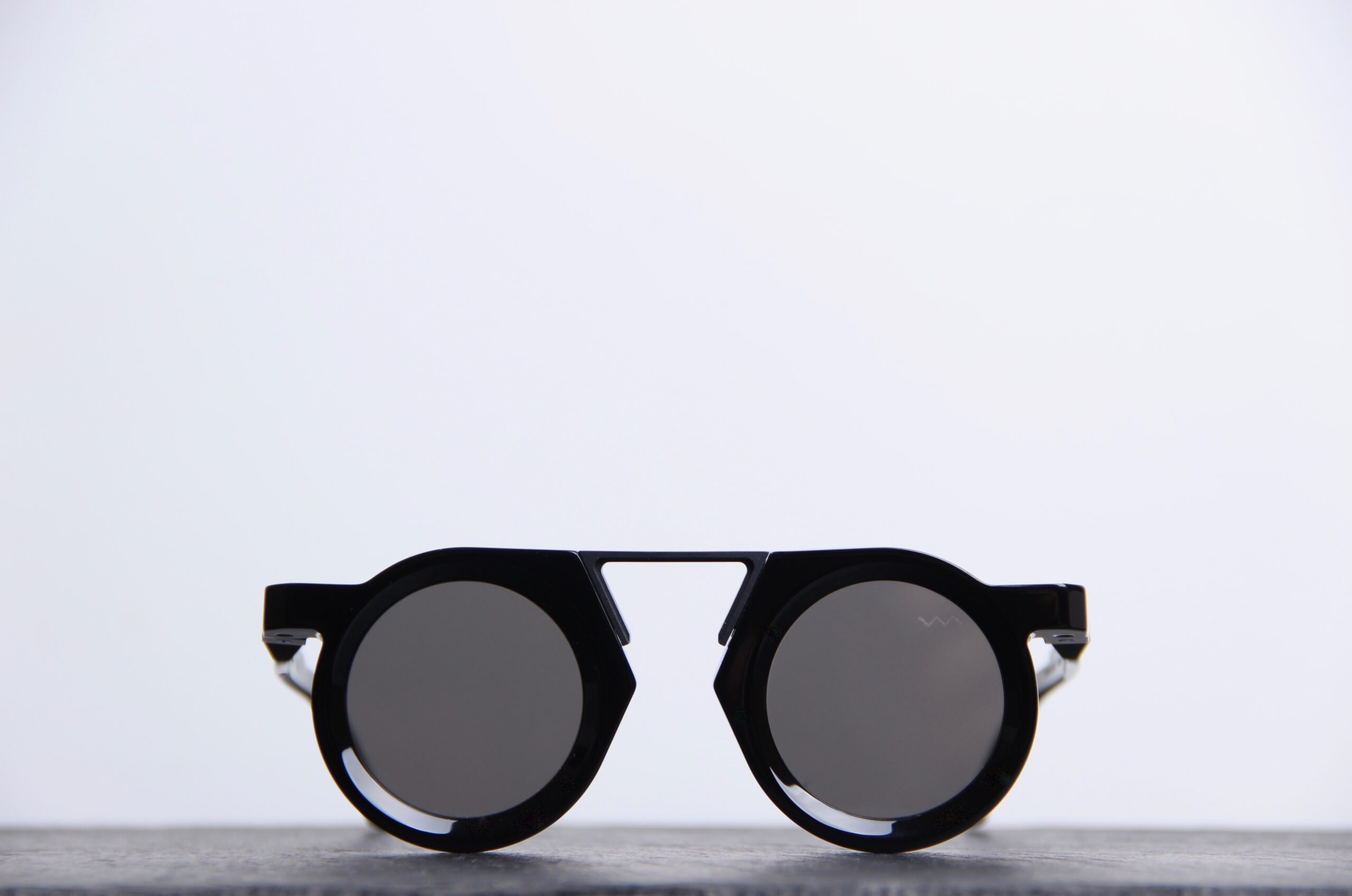 Lunettes de soleil rondes aviateur VAVA, noires, Optique27